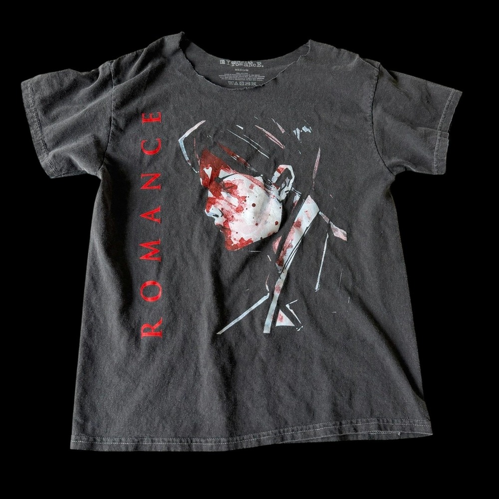 My Chemical Romance Three Cheers for Sweet Revenge Anime Tee Black Medium